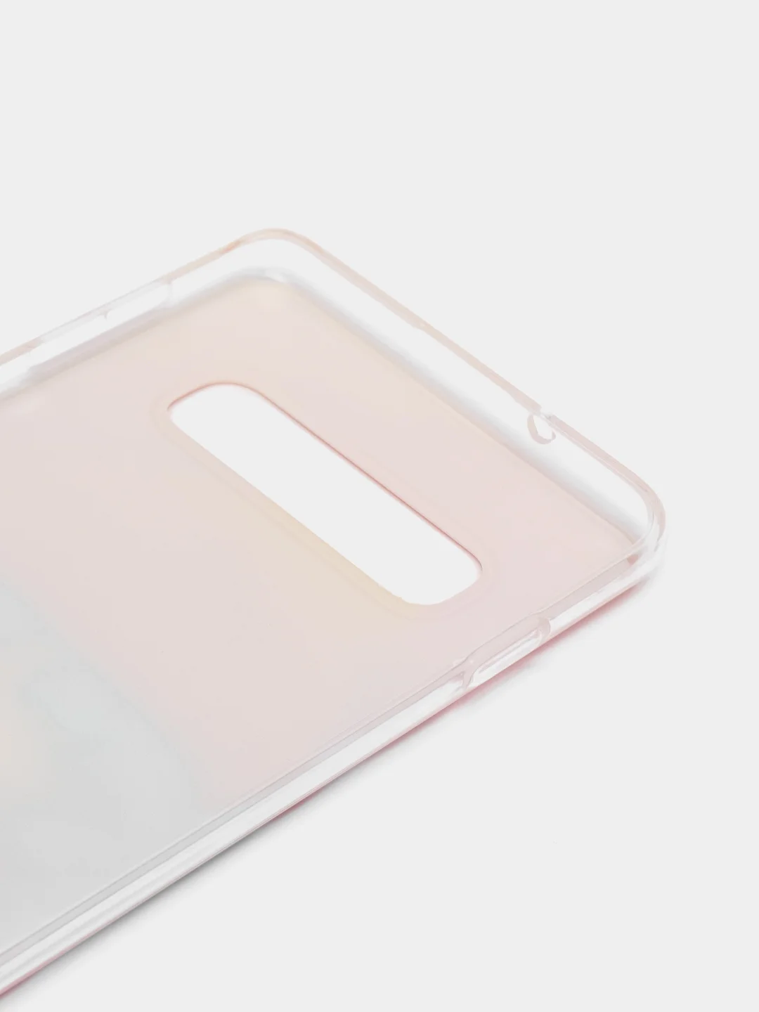 Желтый силиконовый чехол на Samsung Galaxy S10 / Самсунг S10 прозрачный с рисунком, защита камеры