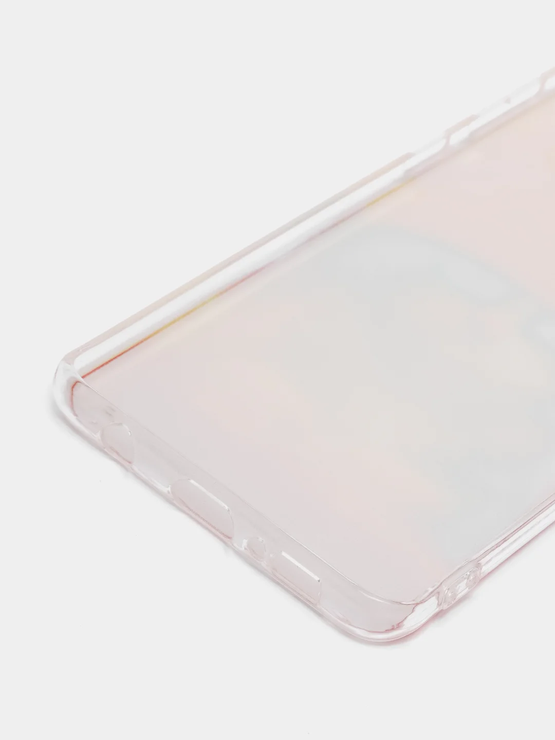 Желтый силиконовый чехол на Samsung Galaxy S10 / Самсунг S10 прозрачный с рисунком, защита камеры