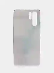 Ледяной силиконовый чехол на Huawei P30 Pro / Хуавей P30 Pro прозрачный, с рисунком, защита камеры