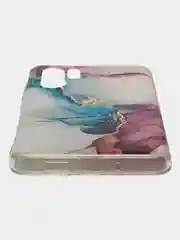 Ледяной силиконовый чехол на Huawei P30 Pro / Хуавей P30 Pro прозрачный, с рисунком, защита камеры