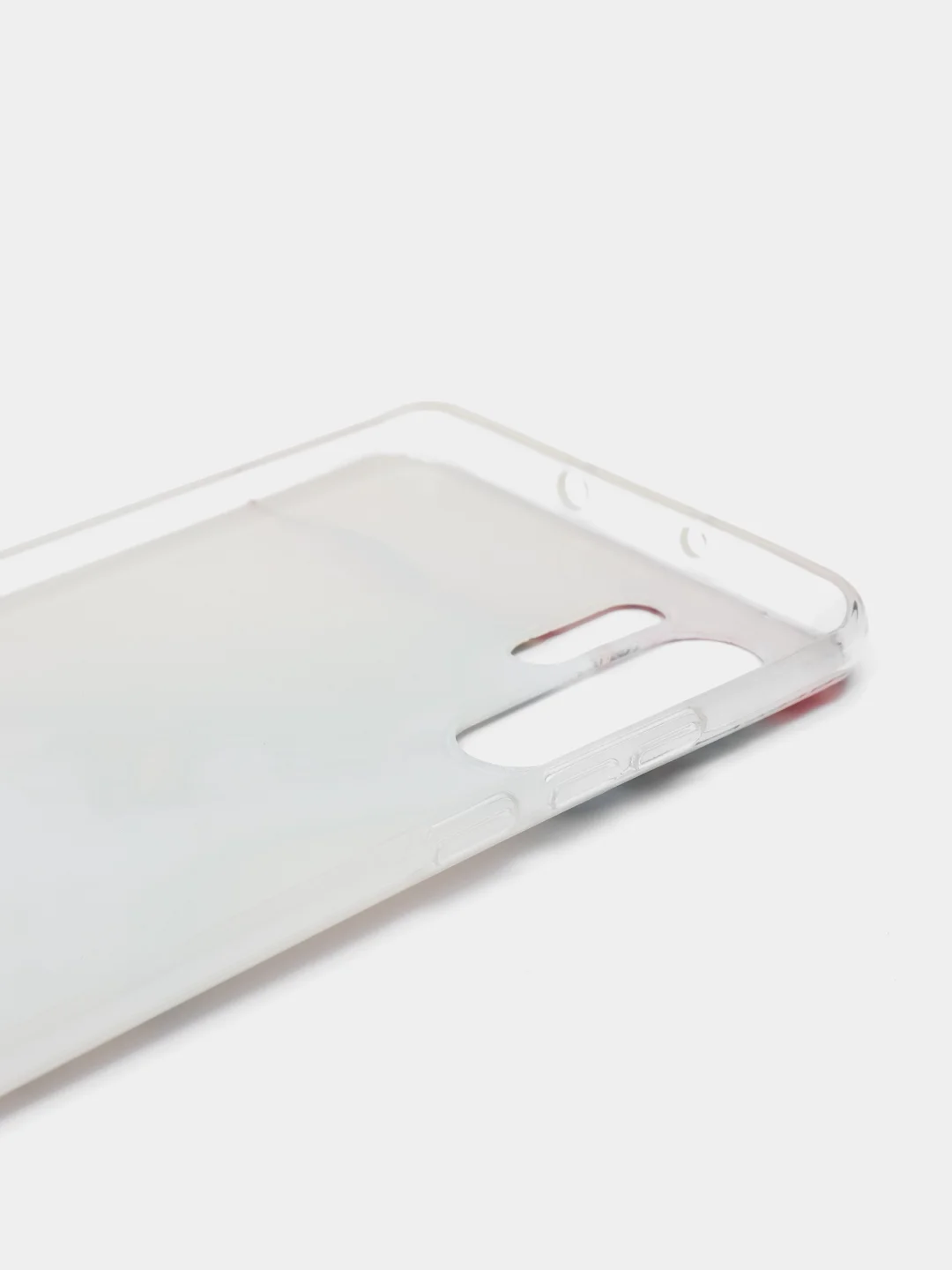 Ледяной силиконовый чехол на Huawei P30 Pro / Хуавей P30 Pro прозрачный, с рисунком, защита камеры