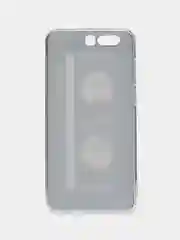 Хром силиконовый чехол на Huawei Honor 9 / Хонор 9 прозрачный, с рисунком, защита камеры