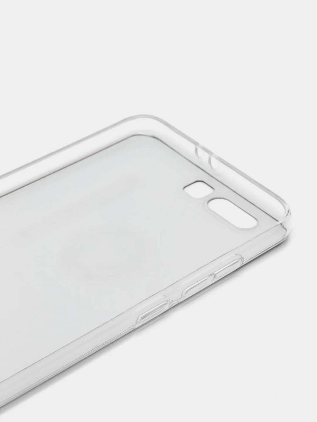 Хром силиконовый чехол на Huawei Honor 9 / Хонор 9 прозрачный, с рисунком, защита камеры