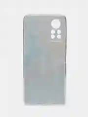 Голубой силиконовый чехол на Infinix HOT 11S NFC / Инфиникс Хот 11S NFC прозрачный, с рисунком