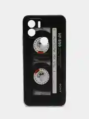 Хром чехол на Xiaomi Redmi A1 Plus/A2 Plus/Poco C51/C50 / Редми A1+ с рисунком, защита камеры