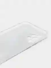 Голубой чехол на Samsung Galaxy A33 5G / Галакси А33 5G прозрачный, с рисунком, защита камеры