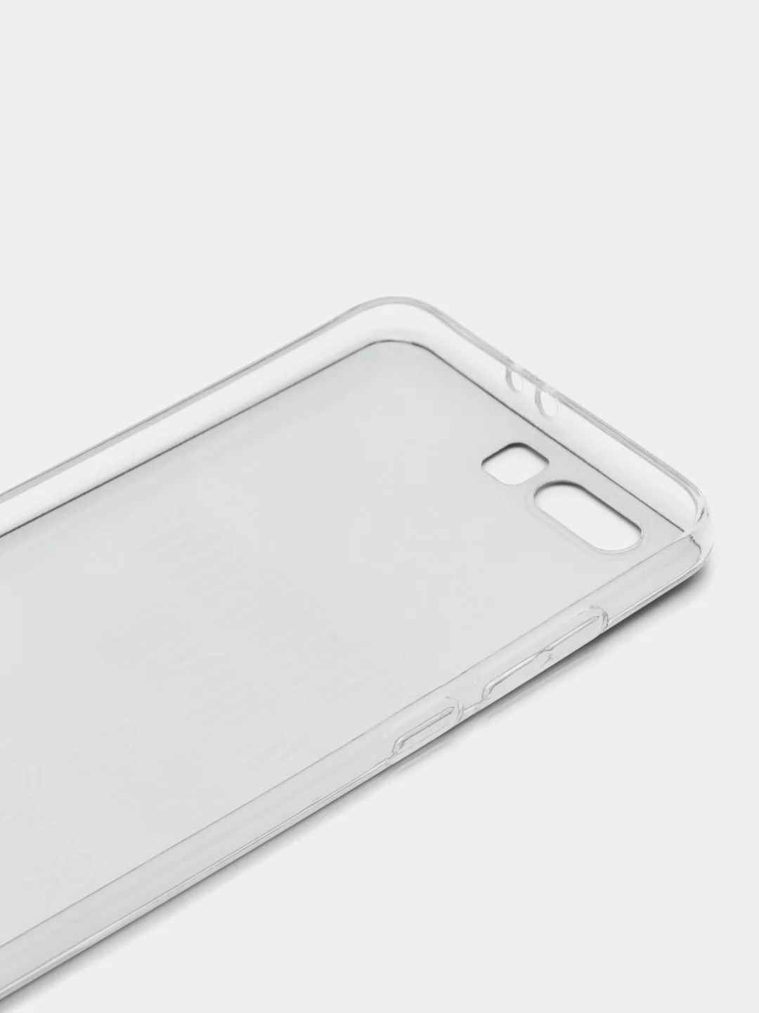 Тёмно-коричневый силиконовый чехол на Huawei Honor 9 / Хонор 9 прозрачный, с рисунком, защита камеры