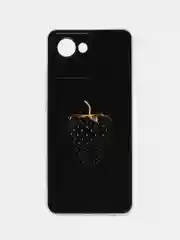 Разноцветный силиконовый чехол на Realme C30 / Реалми С30 прозрачный, с рисунком, защита камеры