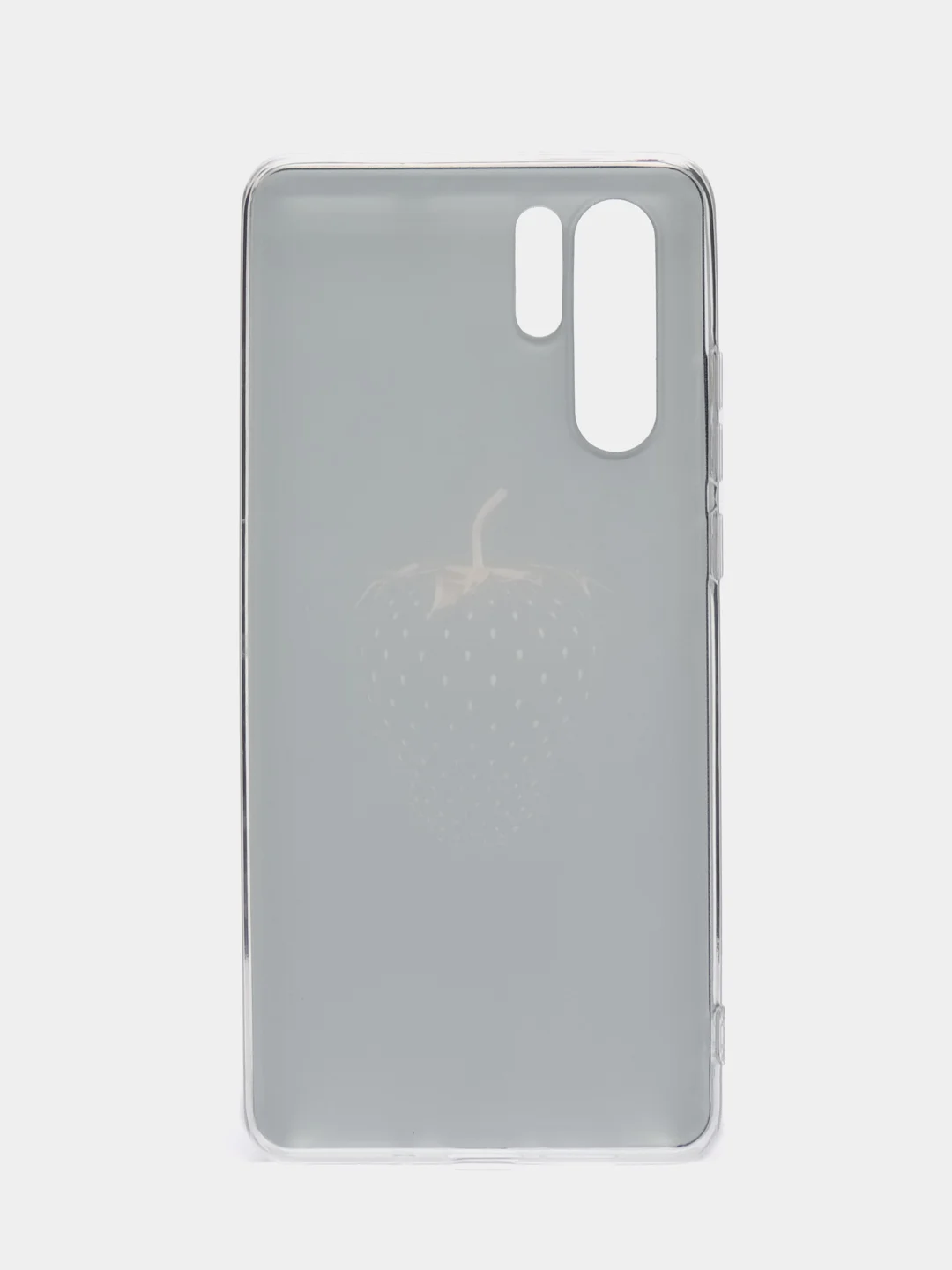 Разноцветный силиконовый чехол на Huawei P30 Pro / Хуавей P30 Pro прозрачный, с рисунком, защита камеры