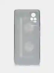 Хром силиконовый чехол на Vivo V21e 4G / Виво V21e 4G прозрачный, с рисунком, защита камеры
