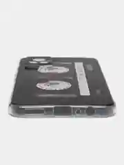 Хром силиконовый чехол на Vivo V21e 4G / Виво V21e 4G прозрачный, с рисунком, защита камеры