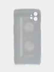 Хром силиконовый чехол на Nothing Phone 1 / Нотинг Фон 1 прозрачный, с рисунком, защита камеры