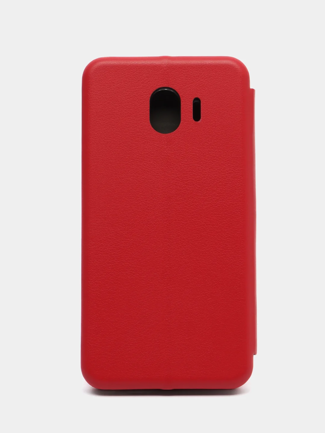 Красный чехол-книжка для Samsung Galaxy J 4, Самсунг J 4, экокожа