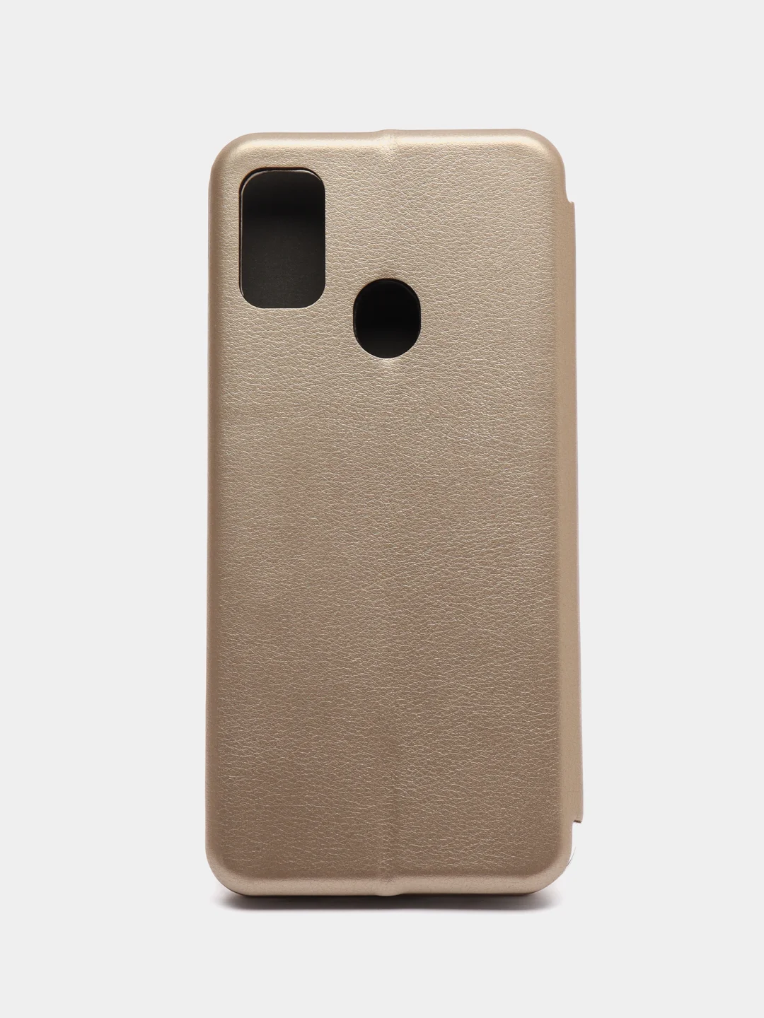 Золотой чехол-книжка для Samsung Galaxy M 21, экокожа (Самсунг М 21), M21