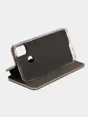 Золотой чехол-книжка для Samsung Galaxy M 21, экокожа (Самсунг М 21), M21