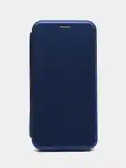 Синий чехол-книжка для Samsung Galaxy A 7 (2018), A7(2018), экокожа (Самсунг А7(2018), А7 2018