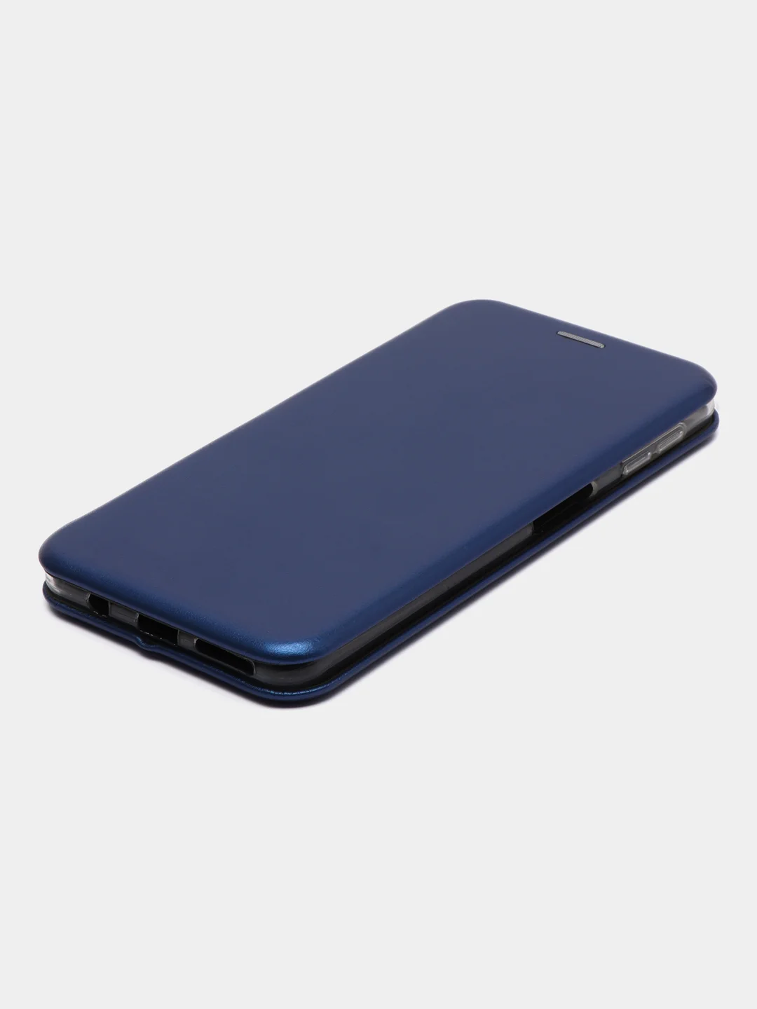 Синий чехол-книжка для Samsung Galaxy A 7 (2018), A7(2018), экокожа (Самсунг А7(2018), А7 2018