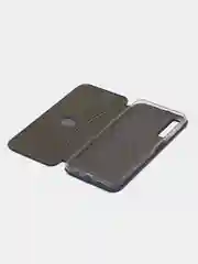 Синий чехол-книжка для Samsung Galaxy A 7 (2018), A7(2018), экокожа (Самсунг А7(2018), А7 2018