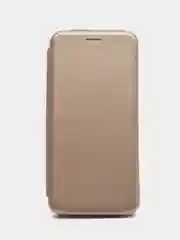 Золотой чехол-книжка для Xiaomi Redmi 10 C / Сяоми редми  10 с, экокожа