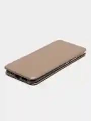 Золотой чехол-книжка для Xiaomi Redmi 10 C / Сяоми редми  10 с, экокожа