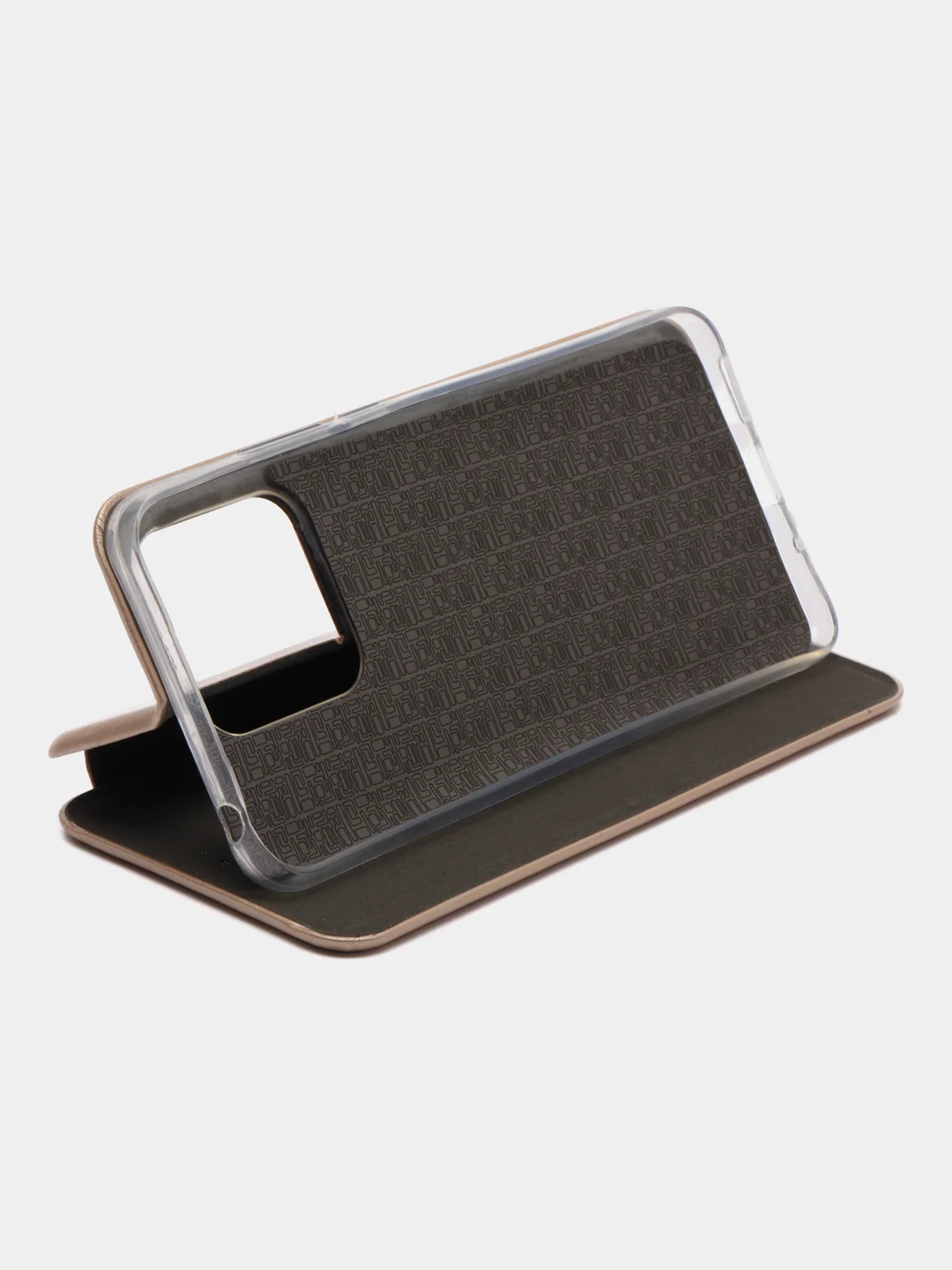 Золотой чехол-книжка для Xiaomi Redmi 10 C / Сяоми редми  10 с, экокожа