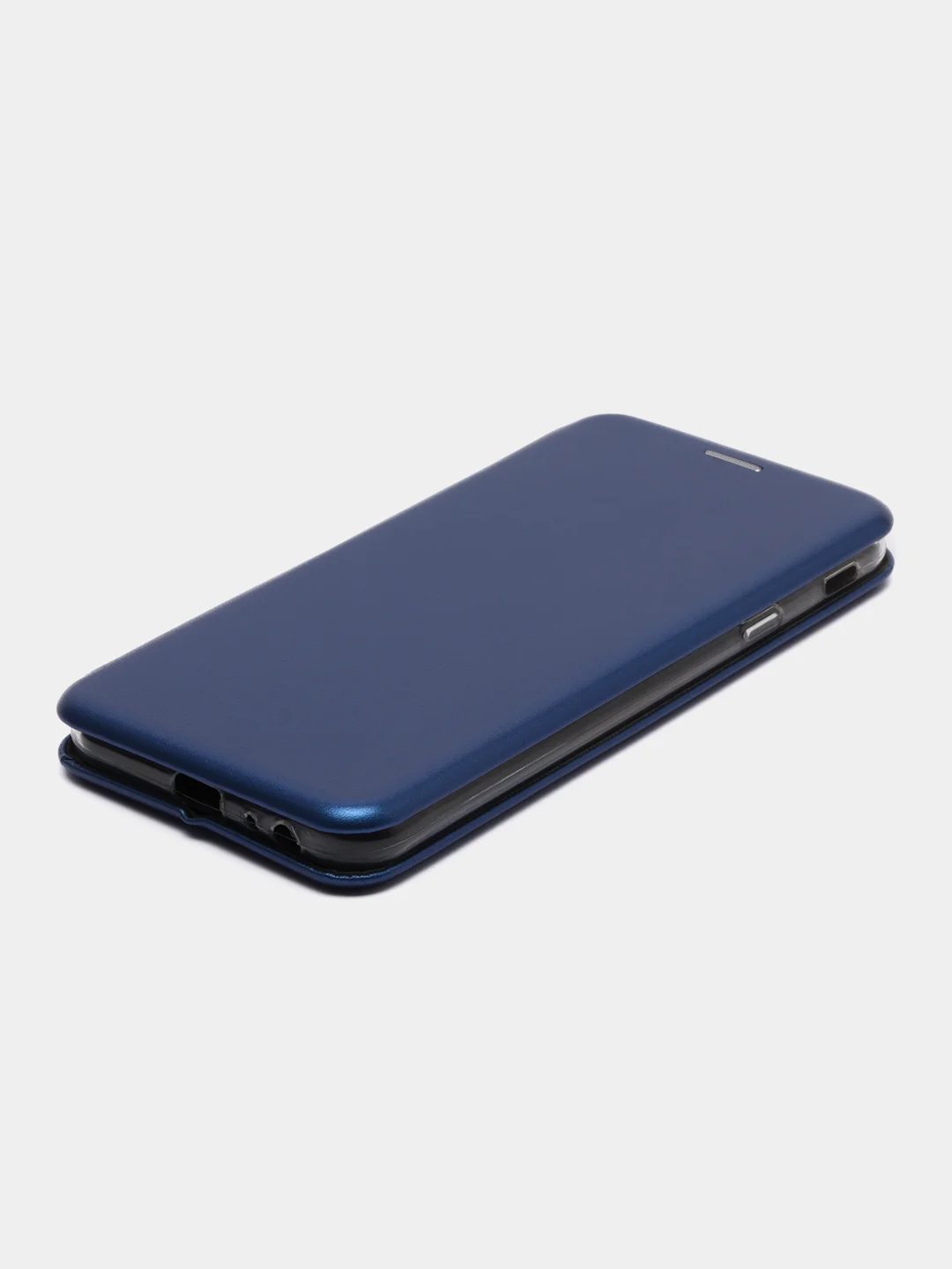 Синий чехол-книжка для Samsung Galaxy J 4 +, Samsung Galaxy J 4 Plus, Самсунг J 4+, экокожа