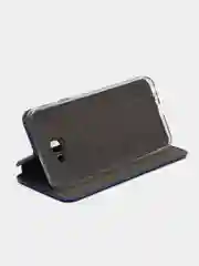 Синий чехол-книжка для Samsung Galaxy J 4 +, Samsung Galaxy J 4 Plus, Самсунг J 4+, экокожа