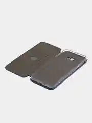 Синий чехол-книжка для Samsung Galaxy J 4 +, Samsung Galaxy J 4 Plus, Самсунг J 4+, экокожа