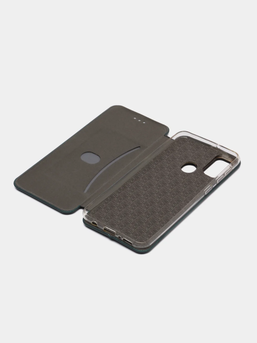 Зеленый чехол-книжка для Samsung Galaxy M 21, экокожа (Самсунг М 21), M21