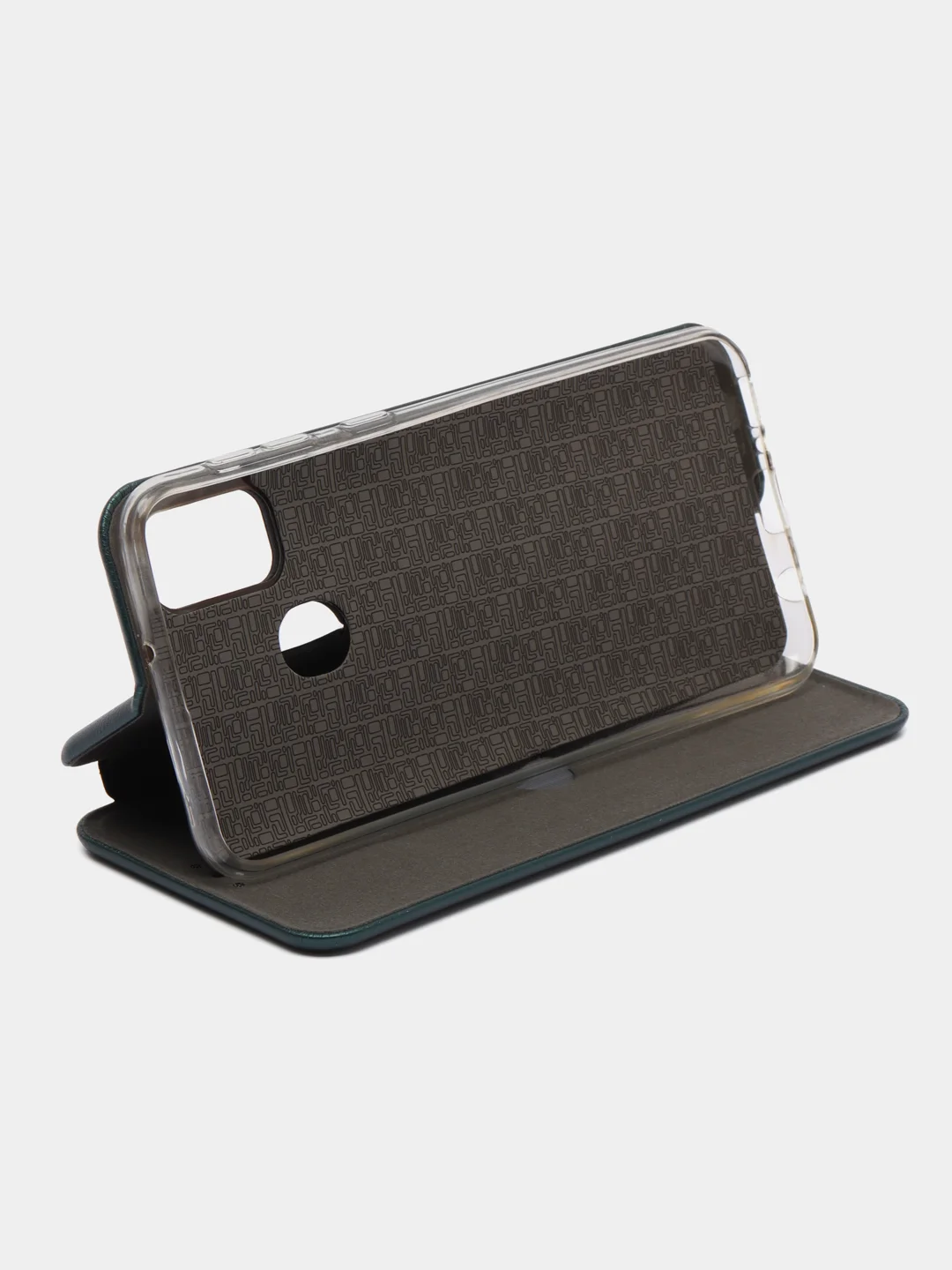 Зеленый чехол-книжка для Samsung Galaxy M 21, экокожа (Самсунг М 21), M21