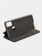 Зеленый чехол-книжка для Samsung Galaxy M 21, экокожа (Самсунг М 21), M21