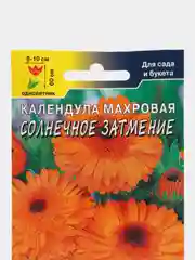 Календула "Солнечное Затмение" (семена, цветы)