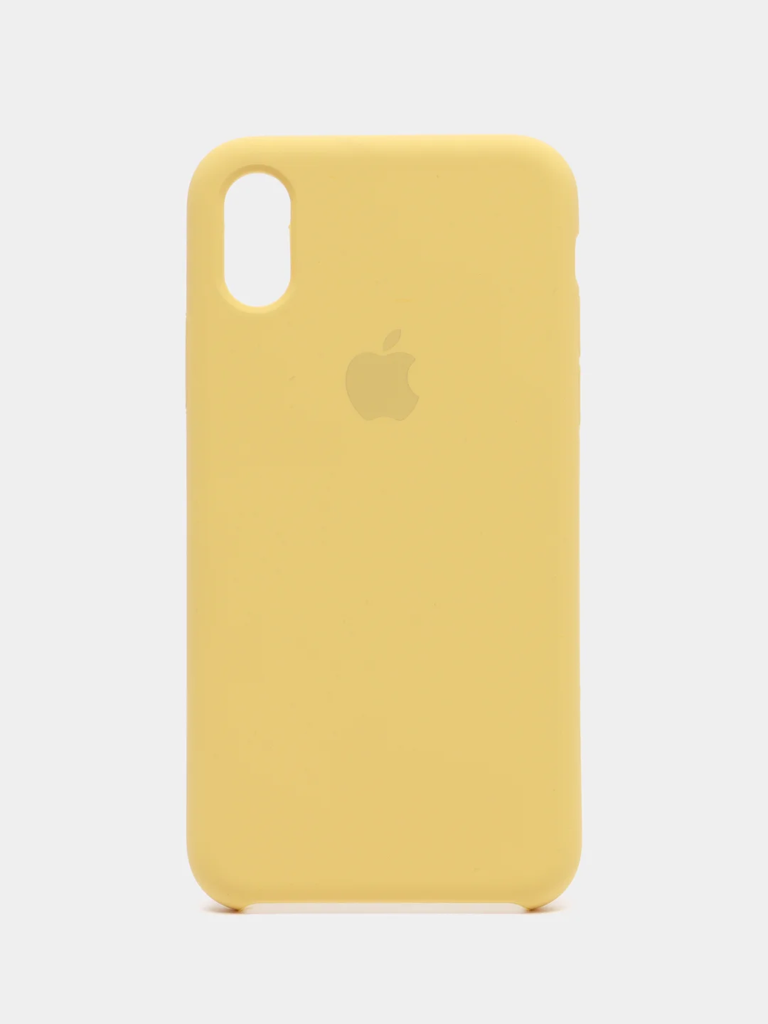 Лимонный чехол на iPhone XS