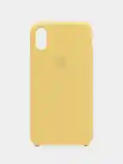 Лимонный чехол на iPhone XS