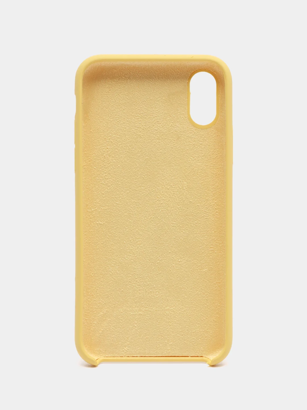 Лимонный чехол на iPhone XS