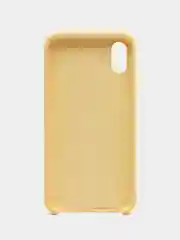 Лимонный чехол на iPhone XS