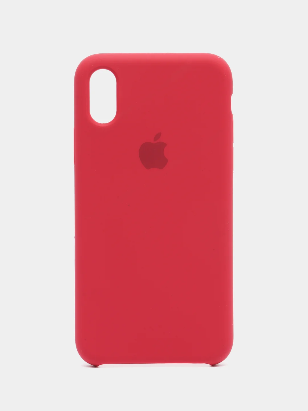 Красный чехол на iPhone XS