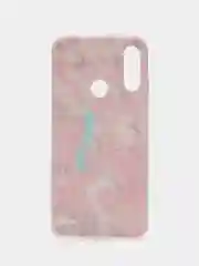 Розовый силиконовый чехол на Huawei Y6
