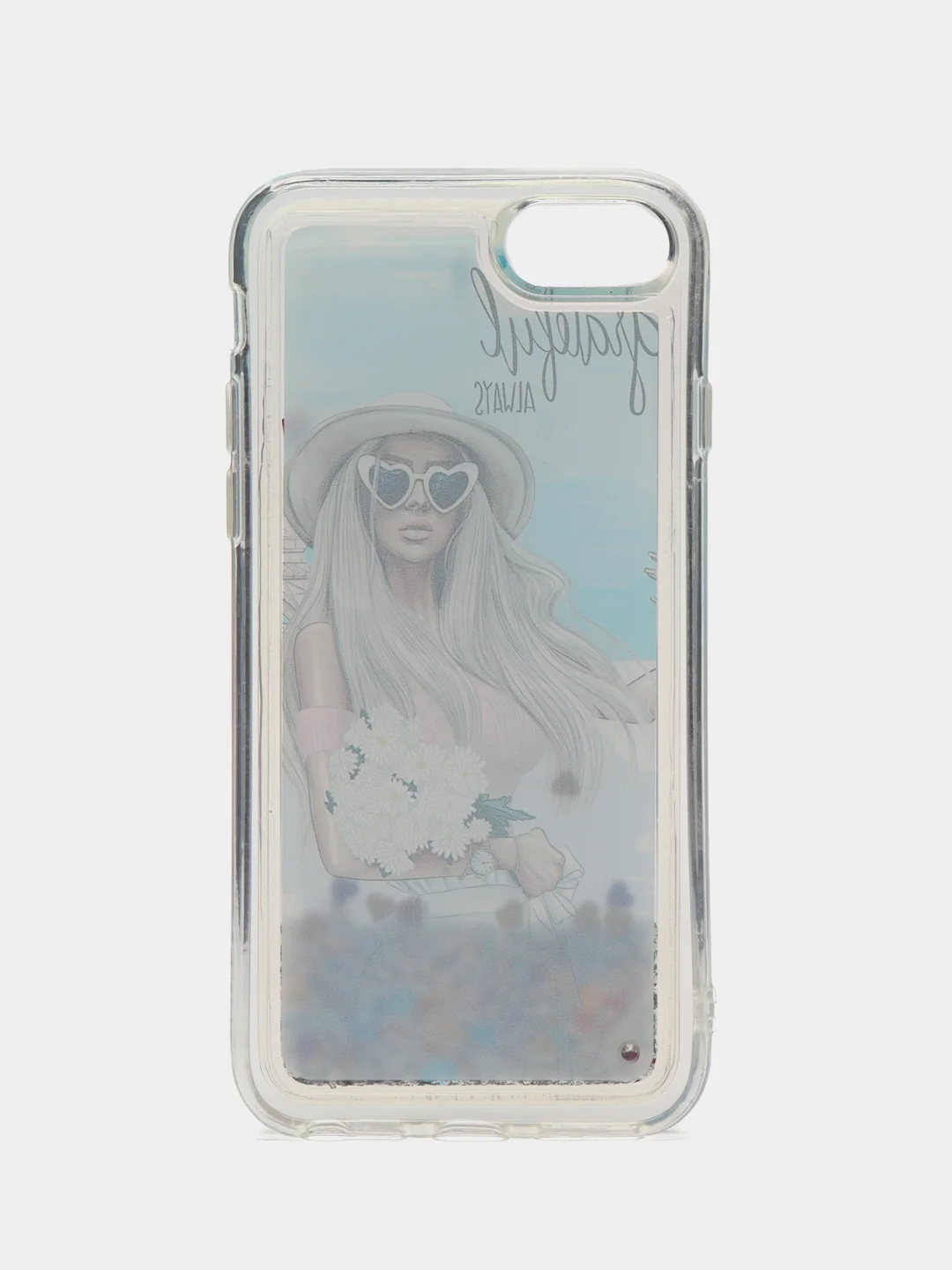 Серебряный чехол для Apple iPhone 6G