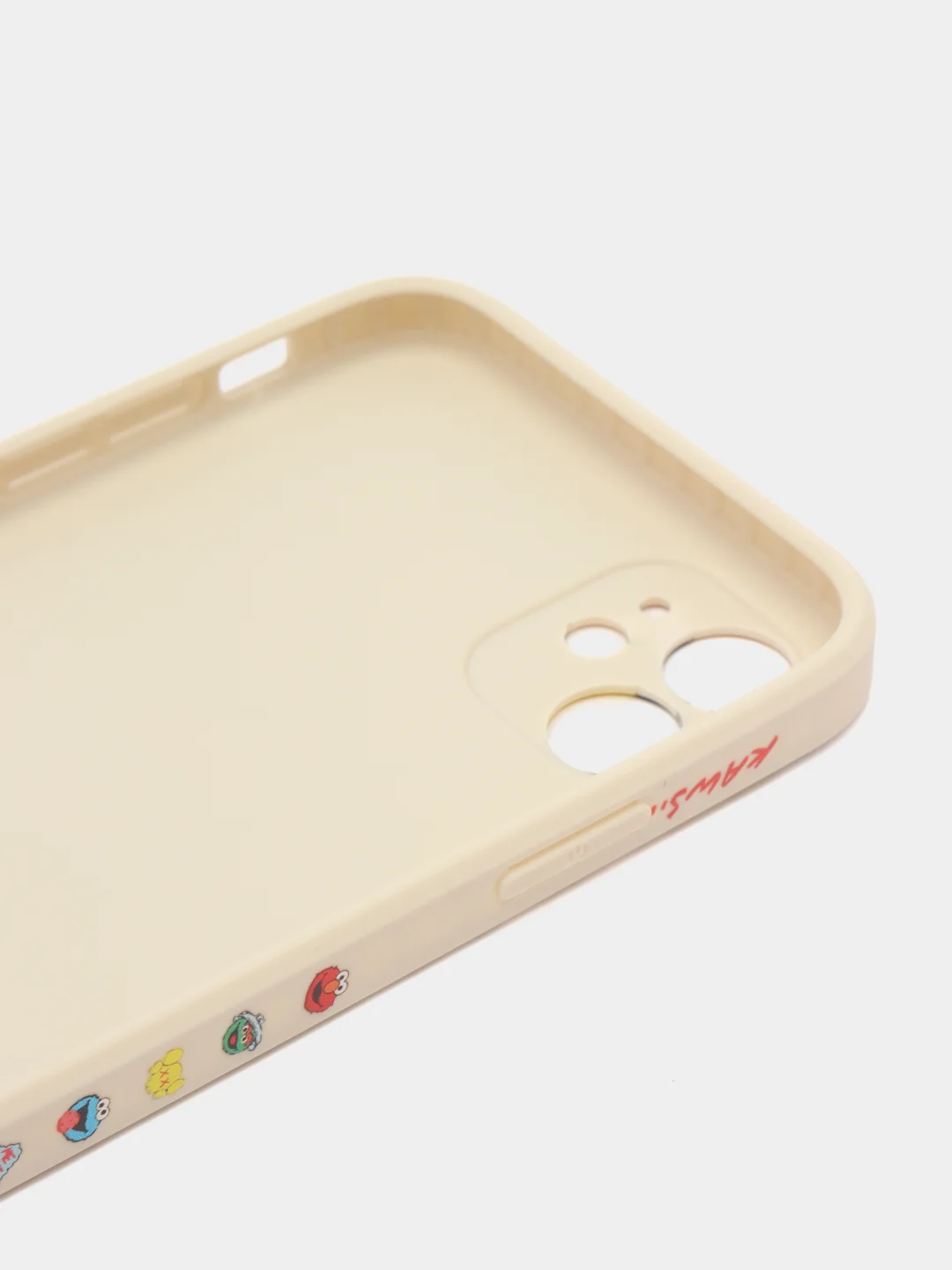 Молочный чехол с принтом на Apple Iphone 11