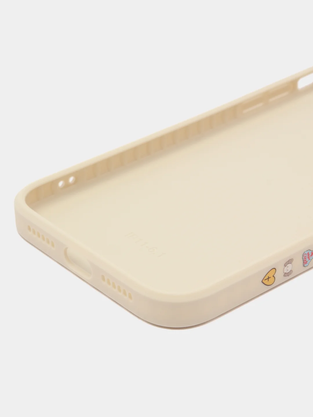 Молочный чехол с принтом на Apple Iphone 11