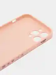 Розовый чехол с принтом на Apple iPhone 12 pro max