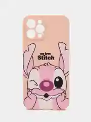 Розовый чехол с принтом на Apple iPhone 12 pro max