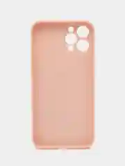 Розовый чехол с принтом на Apple iPhone 12 pro max