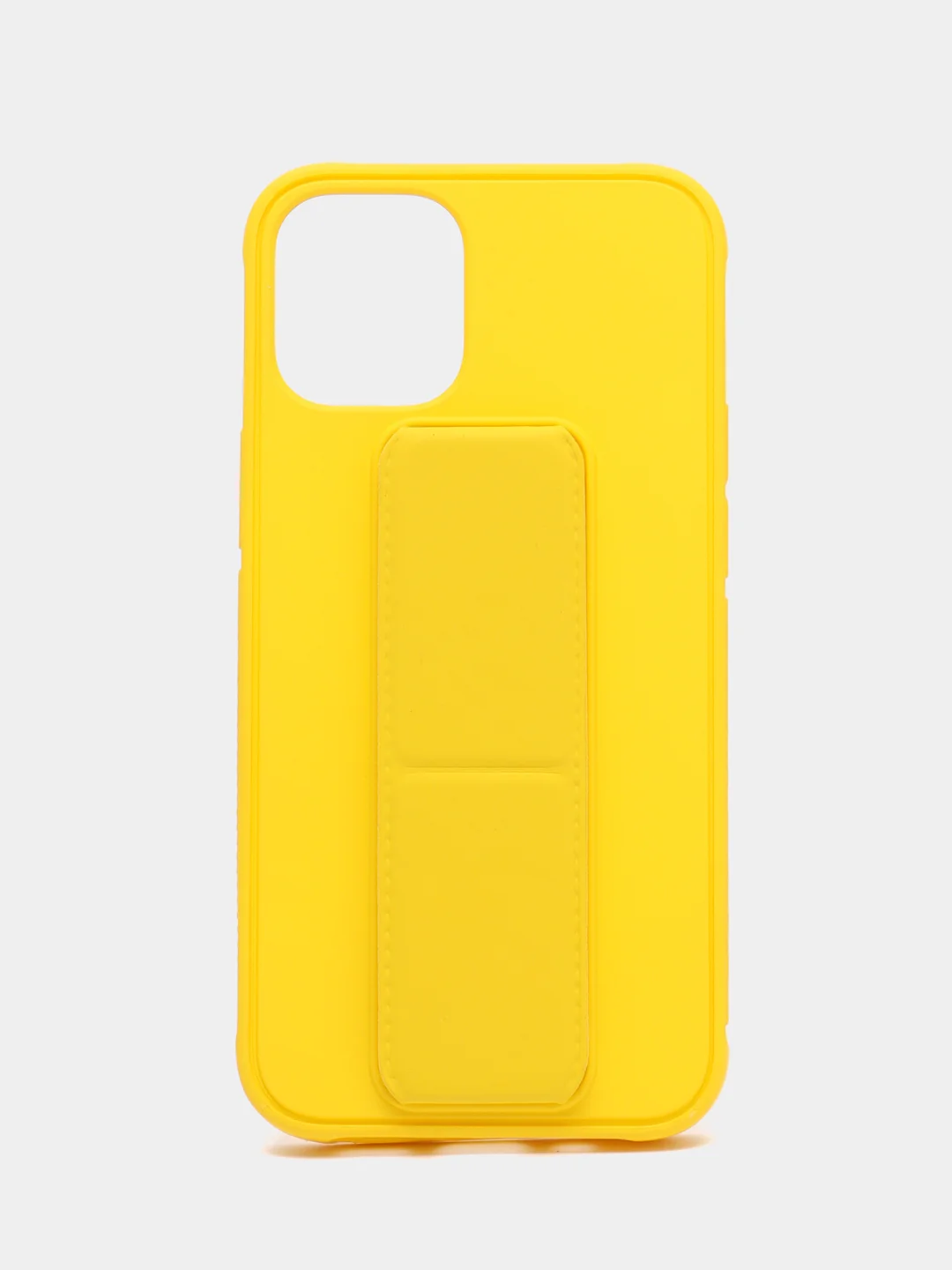 Желтый чехол с подставкой держателем для Apple iPhone 12 mini