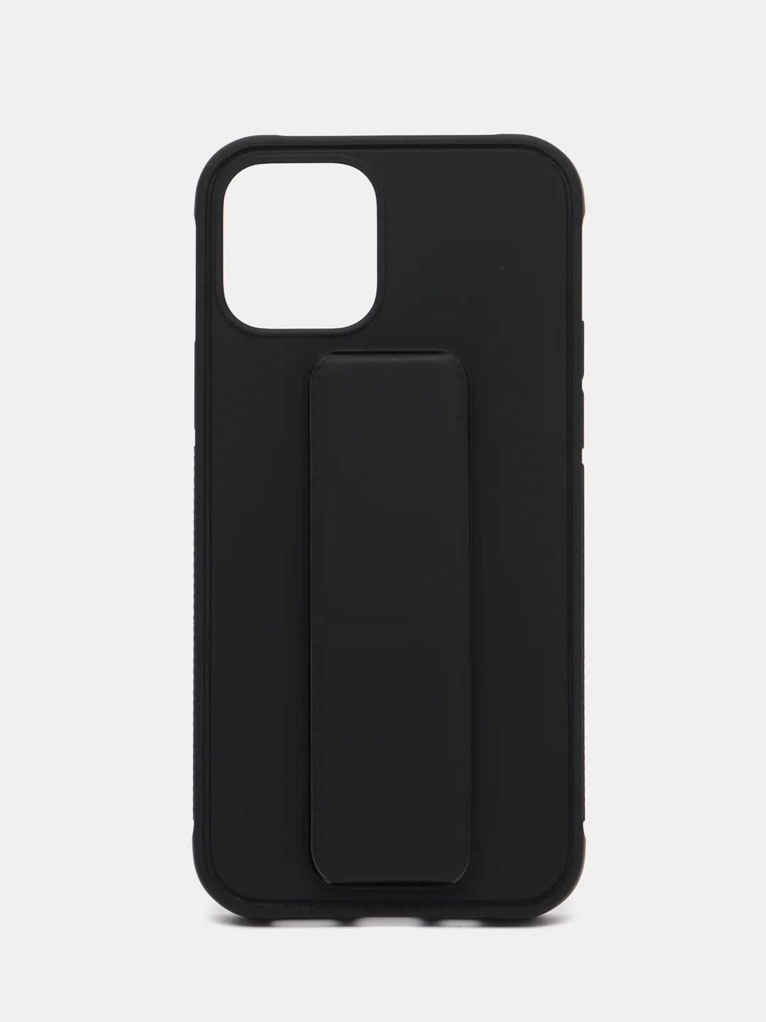 Черный чехол с подставкой держателем для iPhone 12 Pro