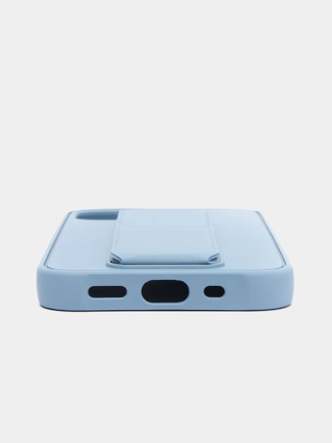Голубой чехол с подставкой держателем для Apple iPhone 12 mini