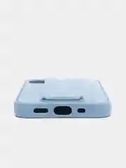 Голубой чехол с подставкой держателем для Apple iPhone 12 mini
