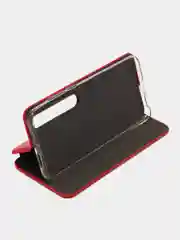 Красный чехол книжка для Xiaomi Mi 10