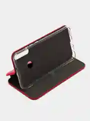 Красный чехол книжка для Huawei Honor 9C